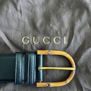 Authentic Bamboo Gucci belt